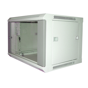 Tủ Mạng treo tường ynco 9U 600*450 7035 Xám 19 inch giá đỡ máy chủ bằng thép có cửa kính cho sản phẩm Chứng Khoán trung tâm dữ liệu - Product Image 1