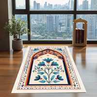 Tapis de prière portable et doux pour mosquée et maison |   Tapis islamique léger