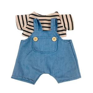 Solo <span class=keywords><strong>Ropa</strong></span> para Muñecas de 30cm y 40cm, <span class=keywords><strong>Ropa</strong></span> para Muñeca de Peluche Lina Bear, Accesorios de <span class=keywords><strong>Ropa</strong></span>, Conjunto de <span class=keywords><strong>Ropa</strong></span>, Conjunto de Pantalones con Tirantes, Camisa Informal, Linda - Product Image 2