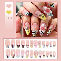 Faux Ongles à Presser Galaxy Bleus, Motif Lune et Étoiles 3D, Forme Amande Stiletto, Décor Chrome Argenté, Longs Faux Ongles pour Femme