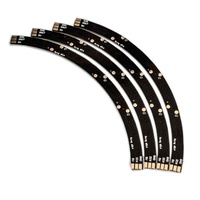 eParthub WS2812-60-Bit-Full-Color-Treiberträger LED-Lantern Ring Wanduhr Ringlicht 1/4 kann kaskadiert werden