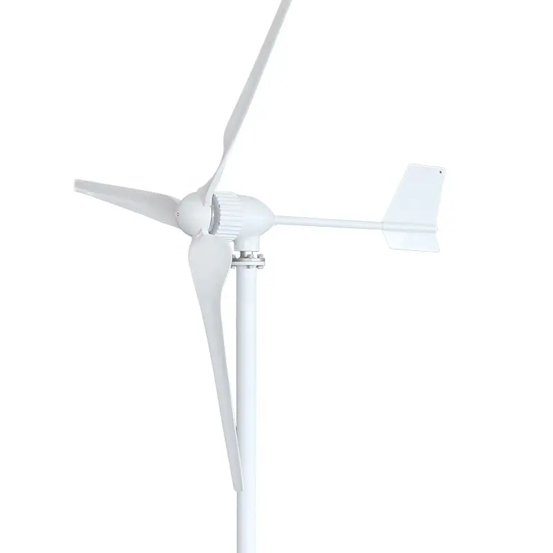 Stock of Wind Generator 1500W 48V Strong Wind Turbine 3 PCS 1080MM Nylon Fiber Blades 1.5KW 220V 120V Windmill Model FT-1500M8