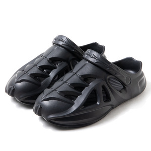 EACH Hole Shoes Men Summer Outdoor Sports Simple Thick Bottom EVA Soft Foot Feeling Two Wear Sandals <b>Slippers</b> TX-05 Outdoor - Product Image 2