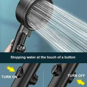 Ручной серый смеситель для душа с высоким давлением - Product Image 3
