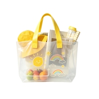 Sac fourre-tout en plastique tissé PP à faible MOQ, personnalisable avec impression intégrale, imperméable et réutilisable