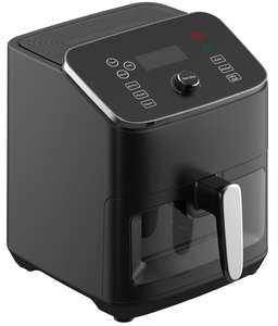 Los mejores suministros de freidora de aire baratos cuadrados de 5L y proveedores de freidoras de aire baratas Protección contra sobrecalentamiento Freidora de aire eléctrica barata - Product Image 5