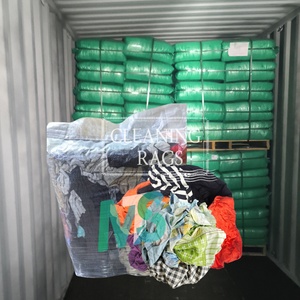 Industrial Use High Cotton Wiping Rags Recycled Mixed Colored T-Shirt Rags Wipers for Cleaning Rags - Product Image 1