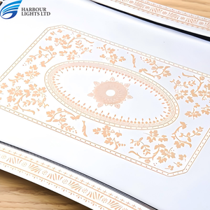 高級ゴールド長方形トレイ金属製お皿テーブル装飾トレイ - Product Image 5