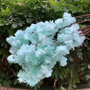 Ramas <span class=keywords><strong>de</strong></span> Flores <span class=keywords><strong>de</strong></span> Cerezo Artificiales Hechas a Mano para Decoración <span class=keywords><strong>de</strong></span> Arcos en Bodas, Acción <span class=keywords><strong>de</strong></span> Gracias, San Valentín, Día <span class=keywords><strong>de</strong></span> la Madre, Flores <span class=keywords><strong>de</strong></span> Seda para Manualidades - Product Image 6