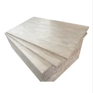 2440*1220 Mm 9 Mm High-hardness Anti-bent Rubber Wood Finger Joint Board