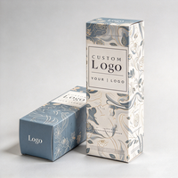 Boîte d'emballage de luxe personnalisée pour parfums, boîte en papier cosmétique, carton pliable imprimé pour bougies, huiles essentielles, détartreurs dentaires