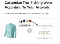 Upf50 + personnalisé de haute qualité pour hommes, vestes de pêche de performance à manches longues qui évacuent l'humidité Uv à séchage rapide, chemises