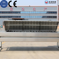 Machine à épiler horizontale pour volailles, spécialisée pour les abattoirs de poulets et de canards