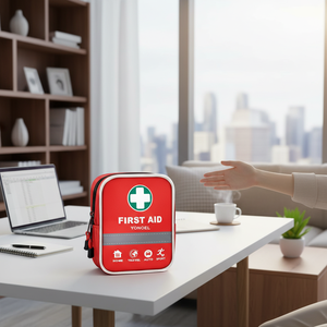 Botiquín <span class=keywords><strong>de</strong></span> Primeros Auxilios <span class=keywords><strong>de</strong></span> 130 Piezas con Suministros Médicos <span class=keywords><strong>de</strong></span> Grado Hospitalario, Incluye Manta <span class=keywords><strong>de</strong></span> Emergencia y Vendaje - Ideal para el Hogar y Actividades al Aire Libre - Product Image 6