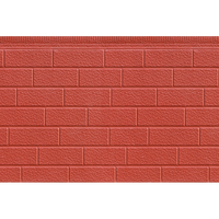 Bardage en métal Panneaux composites ignifuges en laine de roche d'acier pour murs sandwich industriels en PU pour hôtels maisons pour mur extérieur