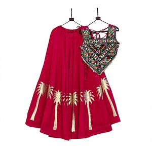 Premium Navratri ROMAN COCONUT GOTA WORK <b>LEHENGA</b> All Seasons <b>Women</b> - Product Image 1