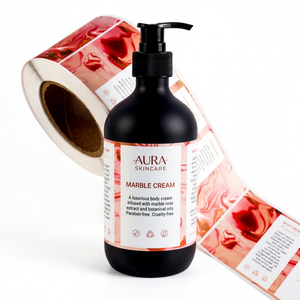 Étiquettes personnalisées pour bouteilles de jus en PET, impression couleur, imperméables, permanentes, de qualité alimentaire, pour boissons et artisanat - Product Image 1