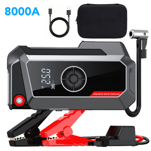 3 en un 10000 Amp Portable <span class=keywords><strong>Car</strong></span> <span class=keywords><strong>Jump</strong></span> <span class=keywords><strong>Starter</strong></span> Air Compressor Power Bank pour voitures universelles - Product Image 1