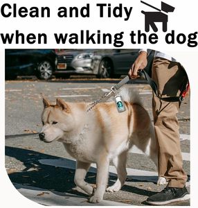 Distributeur de sacs à déjections pour chien Huamaohengchun à fixer au laisse avec clip, support de sacs à déjections à texture douce pour la peau, idéal pour les promenades avec chien et chat - Product Image 5