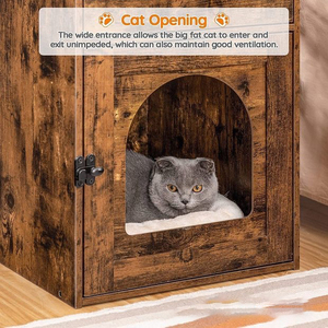 Meuble <span class=keywords><strong>de</strong></span> <span class=keywords><strong>toilette</strong></span> <span class=keywords><strong>pour</strong></span> <span class=keywords><strong>chat</strong></span> sur mesure en gros, table d'appoint, <span class=keywords><strong>maison</strong></span> <span class=keywords><strong>pour</strong></span> <span class=keywords><strong>chat</strong></span>, armoire à litière dissimulée <span class=keywords><strong>avec</strong></span> <span class=keywords><strong>tiroir</strong></span> - Product Image 2
