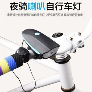Luz Delantera para Bicicleta con Bocina, LED Recargable, Impermeable IPX4, para Bicicleta de Montaña - Product Image 3