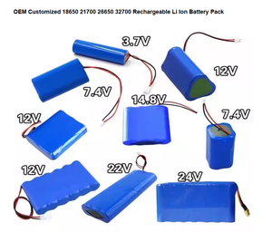 1.2V 7.2V 9.6V 12V 48V 충전식 Nimh 배터리 팩 3.7V 36V 48V 72V 리튬 이온 배터리 팩 Lifepo4 리튬 배터리 팩 - Product Image 2