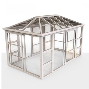 Gazebo de Aluminio con Diseño Moderno, Techo Impermeable y Pérgola de Vidrio para Villas, Tiendas, Cafeterías y Espacios Panorámicos - Product Image 5