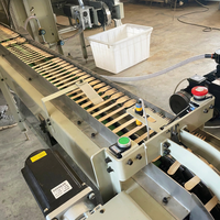Machine de production automatique de couverts en bois jetables, équipement de fabrication de cuillères, fourchettes et couteaux en bois avec inspection visuelle