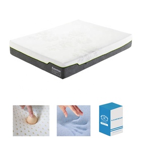 Viscoelastic bọt nệm nhà sản xuất cung cấp duy nhất Nữ Hoàng Vua Bộ nhớ bọt làm mát Gel cuộn lên nén nệm trong thùng carton - Product Image 2