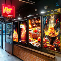 Boîtes lumineuses publicitaires personnalisées, affichage de menus de restaurant, LED A1/A2/A3/A4, modèles ultra-minces, nouvelles boîtes lumineuses LED