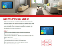 Écran tactile 10.1 pouces Fanvil I506W SIP Moniteur de station intérieure Module Zigbee Interphone à double protocole