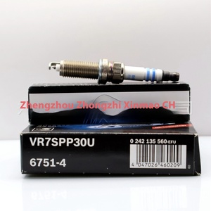 หัวเทียนแท้ Bosch 6751-4 VR7SPP30U 0242135560 อิริเดียม สำหรับ Kia Suzuki <span class=keywords><strong>FX</strong></span> เครื่องยนต์ดีเซล BKR6EGP Qichen 22401ED816CI34 ใหม่ - Product Image 3