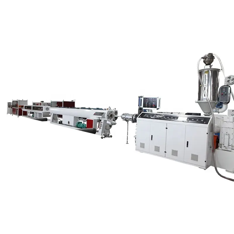 PE pipe extrusion line 16-110mm PPR HDPE water tube production line with 65/33 single screw extruder factory good price