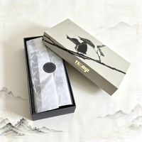 Boîte d'emballage en papier personnalisée pour cravates, boutons de manchette, broches, accessoires de mode, boîte cadeau avec insert personnalisé
