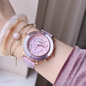 <span class=keywords><strong>Reloj</strong></span> <span class=keywords><strong>de</strong></span> Pulsera para <span class=keywords><strong>Mujer</strong></span>, Estilo Europeo Americano, <span class=keywords><strong>de</strong></span> Cuarzo, Multifuncional, con Correa <span class=keywords><strong>de</strong></span> Cuero y Cristales <span class=keywords><strong>Swarovski</strong></span>, Venta al Por Mayor - Product Image 6