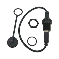 Hot Sale 0,3 M USB 2.0 Typ B Buchse/Stecker PVC-Mantel-Verlängerung kabel aus reinem Kupfer 3A Schnelllade-Auto computer Wasserdichtes Geflecht