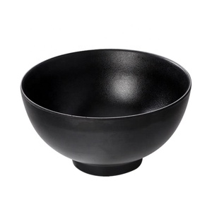Mangkuk Melamin Kapasitas Berbeda A5 Kualitas Bagus Mangkuk Plastik Hitam Dapat Digunakan Kembali untuk Dapur - Product Image 5