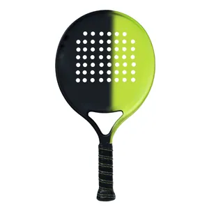 Set di racchetta da Paddle di vendita calda di 2 racchetta da Tennis Eva Core Padel in fibra di carbonio racchetta da Paddle personalizzata