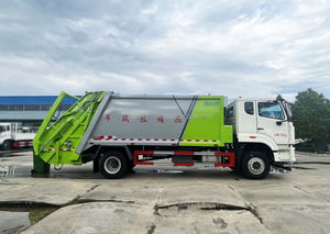 Zware Dieselpers Vuilniswagen <span class=keywords><strong>4</strong></span>*<span class=keywords><strong>2</strong></span> Vrachtwagen Sanitaire Vrachtwagen Achterste Schommelarm - Product Image 3