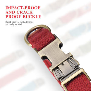 <span class=keywords><strong>Hellomoon</strong></span> différentes tailles collier de sécurité confortable pour animaux de compagnie fournitures pour chiens de compagnie collier en cuir - Product Image 6