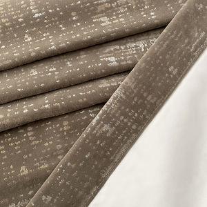 Tenda di lusso del tessuto del velluto dell'ombra oscurante del poliestere manuale di alta qualità del fornitore della tenda per il salone - Product Image 5