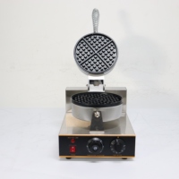 Machine à gaufres pour cornets de crème glacée électriques à plaques simples 220-240V 1000W Garantie 1 an
