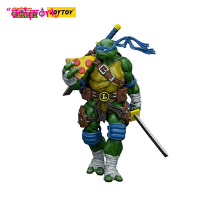 Figura de Acción Coleccionable JOYTOY Oficial y Original de TMNT-Leonardo, Escala 1/18, Articulada, con Accesorios - Product Image 3