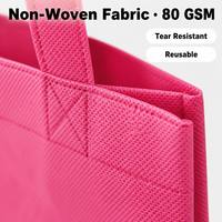 Sac réutilisable de taille moyenne en PP non tissé spunbond, personnalisé, écologique, recyclable, pliable, avec poignées et fermeture épaule, pour la vente en gros