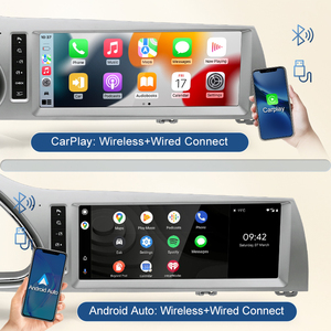 STWEI Écran <span class=keywords><strong>autoradio</strong></span> Android 10,25 pouces avec CarPlay sans fil pour <span class=keywords><strong>Audi</strong></span> <span class=keywords><strong>Q7</strong></span> 4L 2005-2015 MMI 2G 3G Lecteur multimédia vidéo stéréo pour voiture - Product Image 5