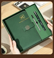 Coffret Cadeau Carnet A5 en Cuir PU Personnalisé avec Logo, Stylo Inclus, Meilleur Prix, Journal d'Affaires avec Estampage à Chaud
