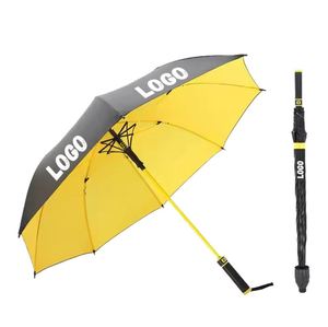 Parapluie publicitaire imprimé, cadeaux d'affaires, logo personnalisé, coupe-vent, parapluie à long manche personnalisé en gros - Product Image 1