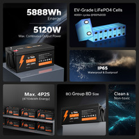 LiTime 24V 230Ah Deep Cycle LiFePO4 Lithium Trolling Moteur Batterie Durable et Étanche US EU AU JP CA Stock