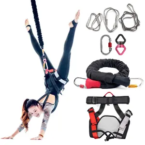 FDFIT комплект для аэройоги, шнур для пилатеса, эластичная подвесная стропа для тренировок, банджи-танец, тянущаяся веревка, оборудование для фитнеса