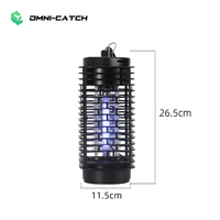 Lámpara Eléctrica Mata Mosquitos OMNI-CATCH, Trampa para Insectos Voladores Portátil de Alto Voltaje UV para Interiores del Hogar